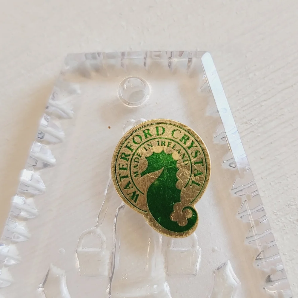Vintage Waterford Crystal 1991 Christmas Ornament